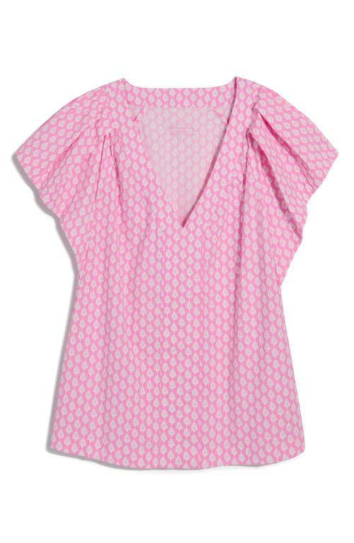 Vineyard Vines Harbor Flutter Sleeve Top