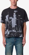 mnml DTLA Distressed Graphic T-Shirt