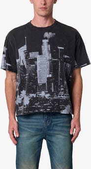 mnml DTLA Distressed Graphic T-Shirt