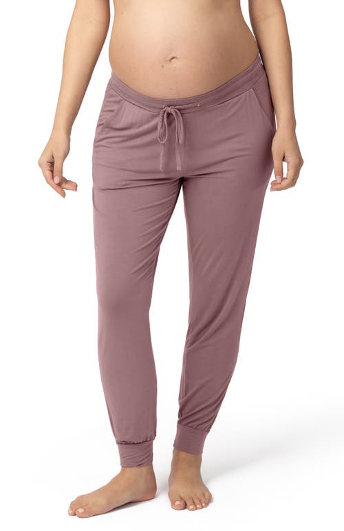 Kindred Bravely Tapered Maternity Lounge Joggers In Pink