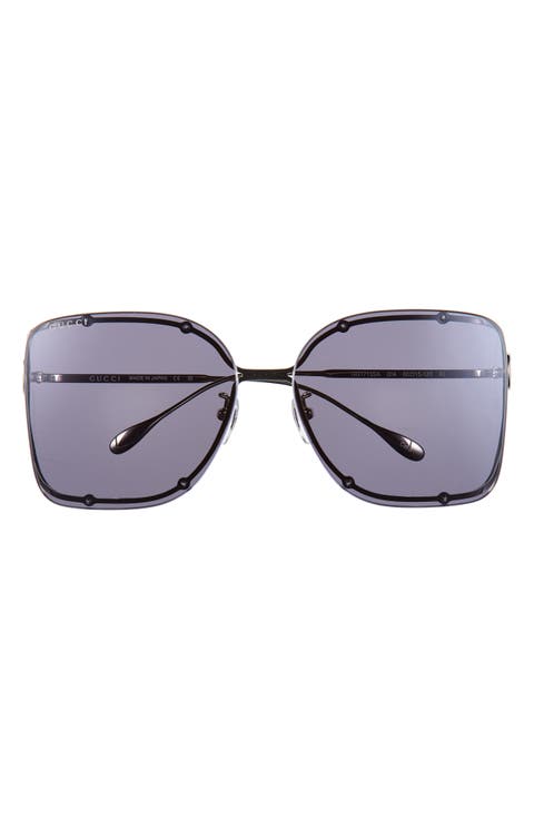 60mm Square Sunglasses