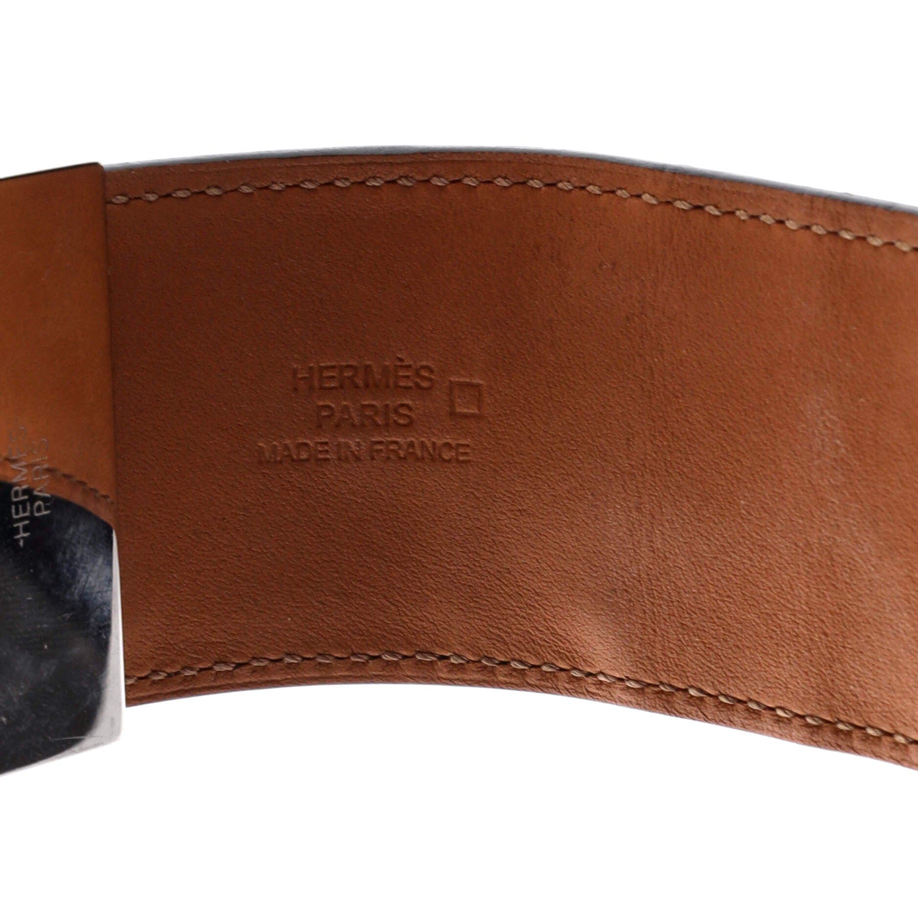 Pre-Owned Hermes Collier de Chien Bracelet Alligator, Alternate, color, Purple