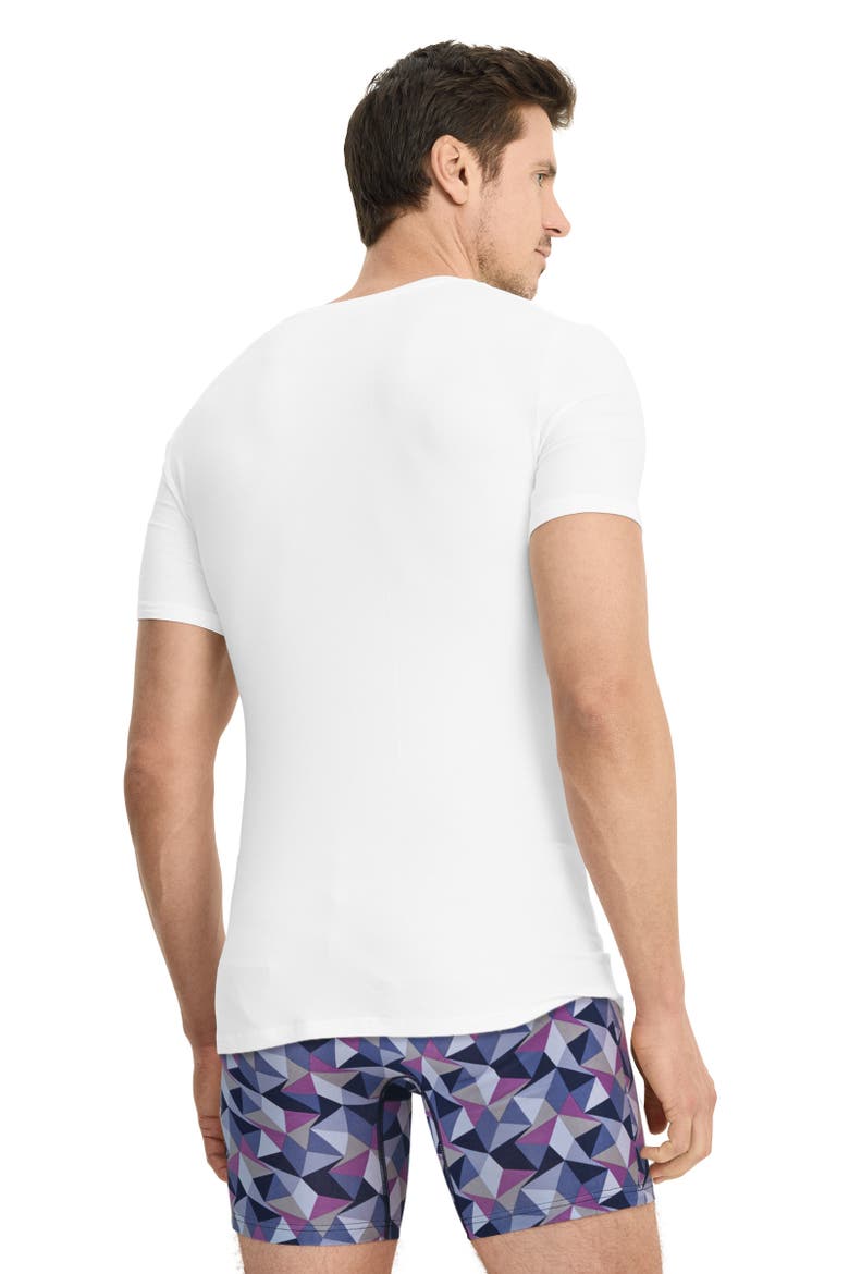 Men's Smooth Fit Cotton Stretch Crew Neck Undershirt - 3 Pack, Alternate, color, Diamond White