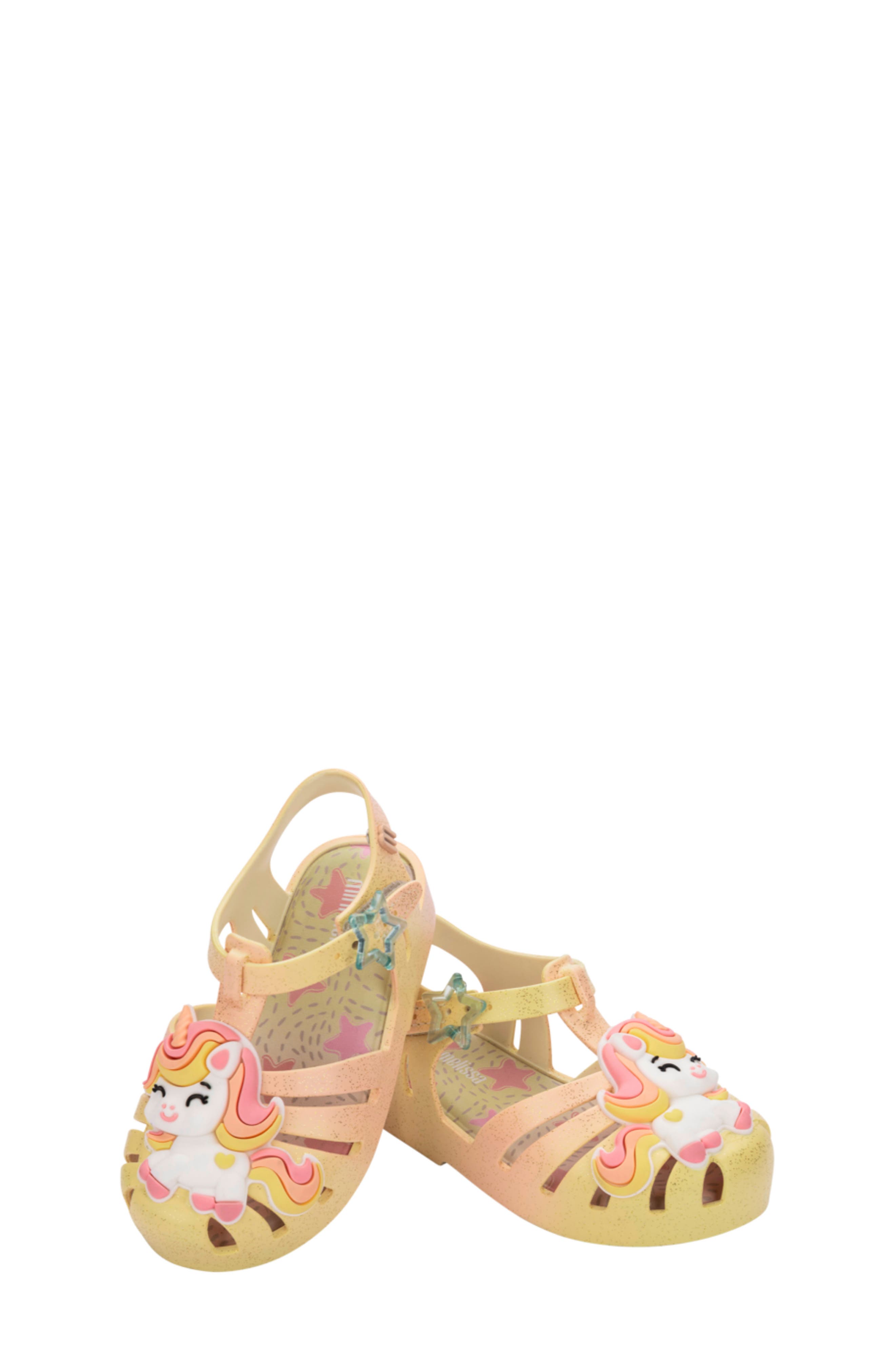 Kids' Mini Possession Sandal, Alternate, color, BEIGE/ YELLOW/ WHITE