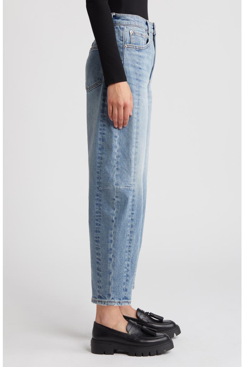 Eli Ankle Barrel Leg Jeans, Alternate, color, SARDINIA
