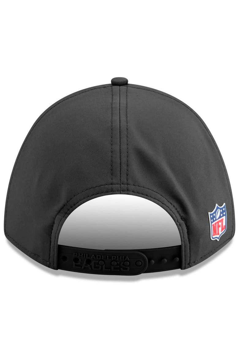 Men's New Era Charcoal Philadelphia Eagles 2025 Sideline Cold Weather 9FORTY M-Crown Adjustable Hat, Alternate, color, Charcoal
