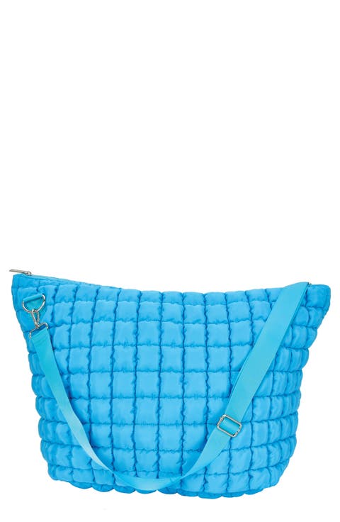 Kids' Bright Quilted Weekend Bag