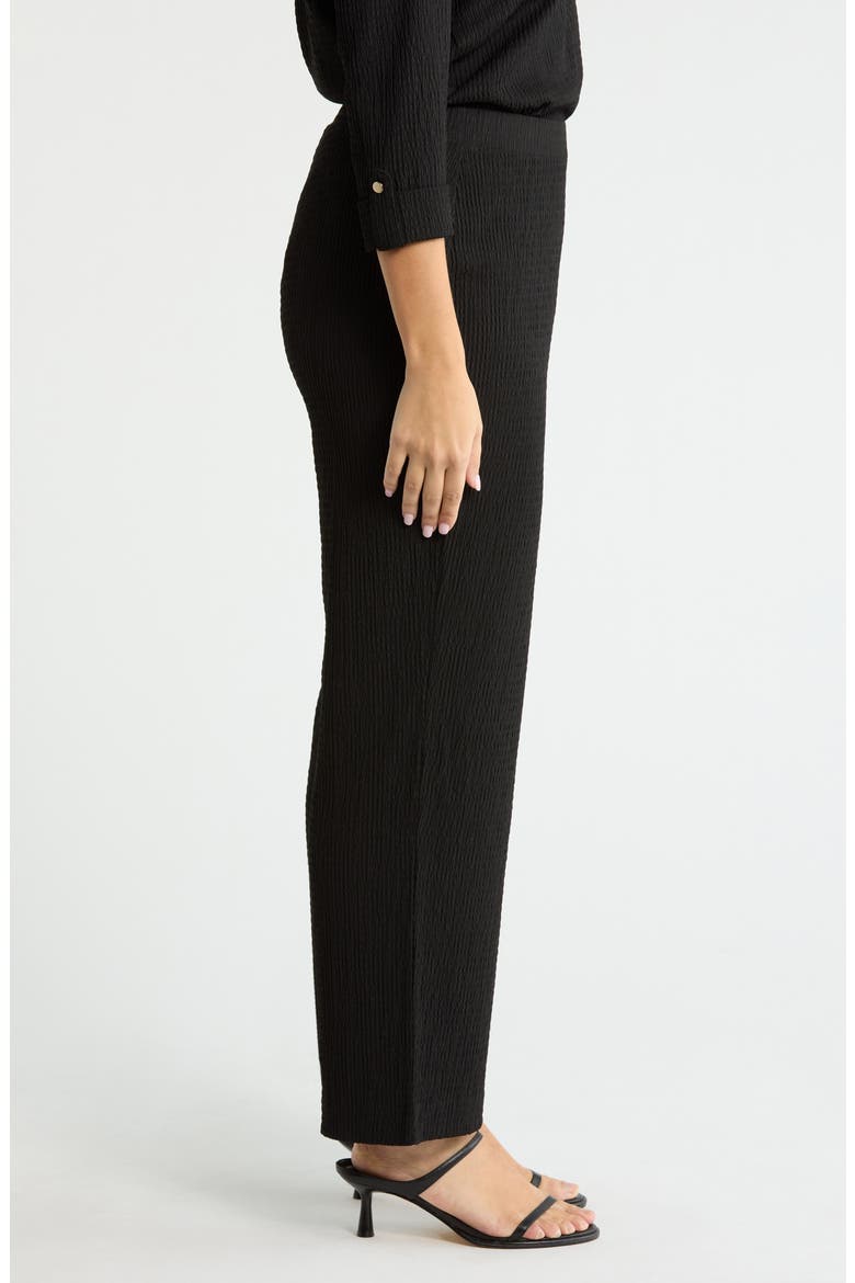 Ridge Knit Pull-On Wide Leg Pants, Alternate, color, ANNE BLACK