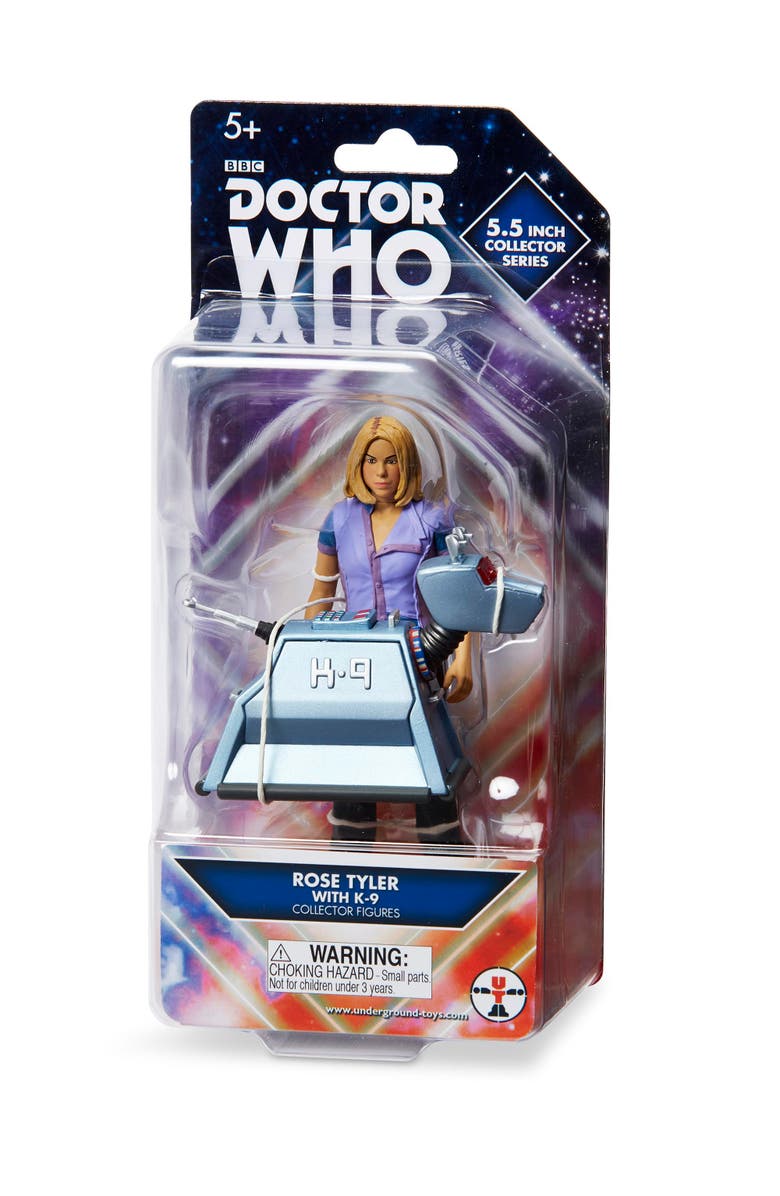 Toynk Doctor Who 5" Action Figure - Rose Tyler with K-9, Alternate, color, Multi-Color