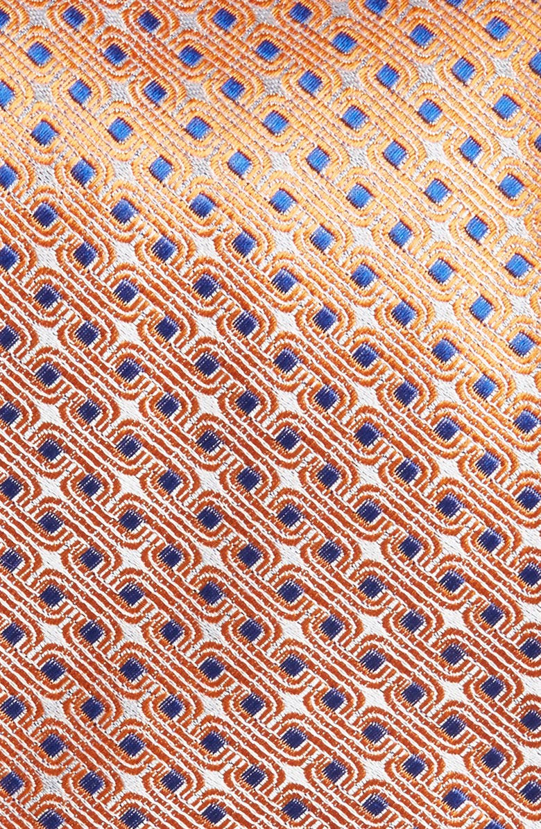 Canali Neat Silk Tie, Alternate, color, 