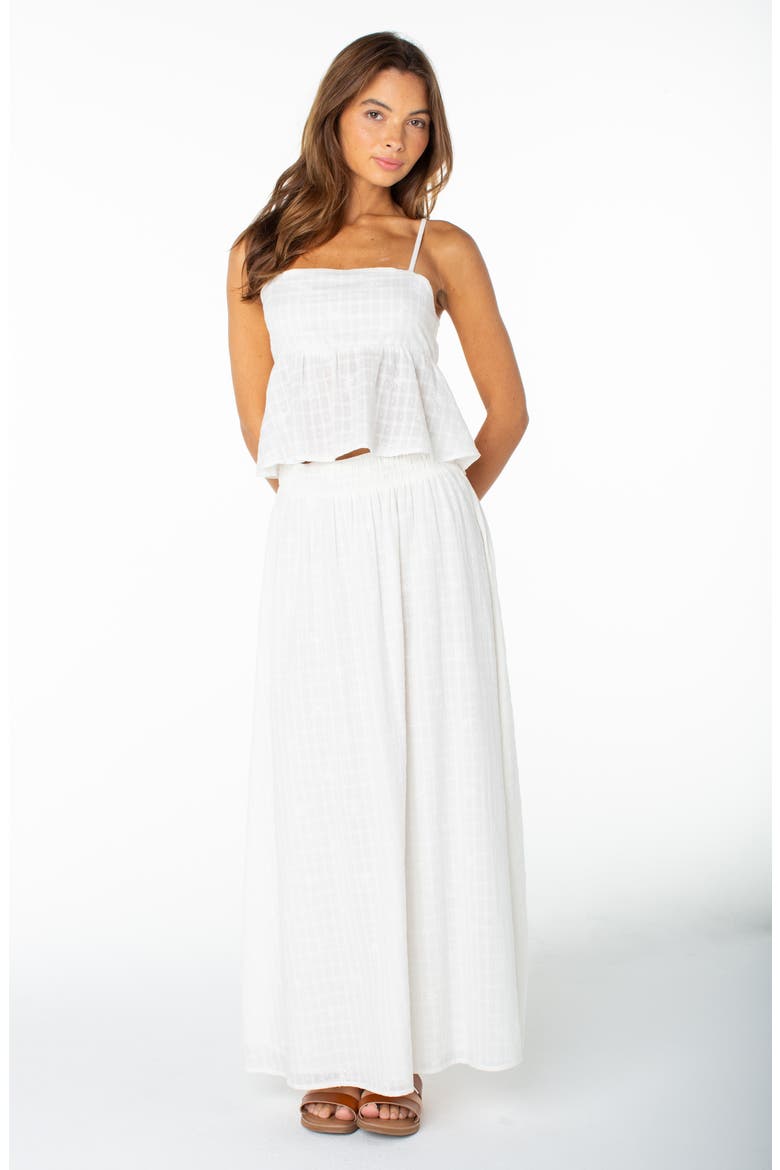 Pierside Texture Flouncy Camisole, Alternate, color, COCONT MLK