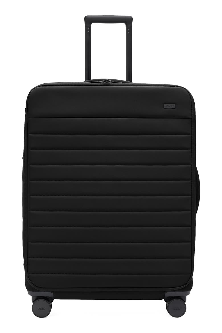 The Softside Large Suitcase, Main, color, JET BLACK