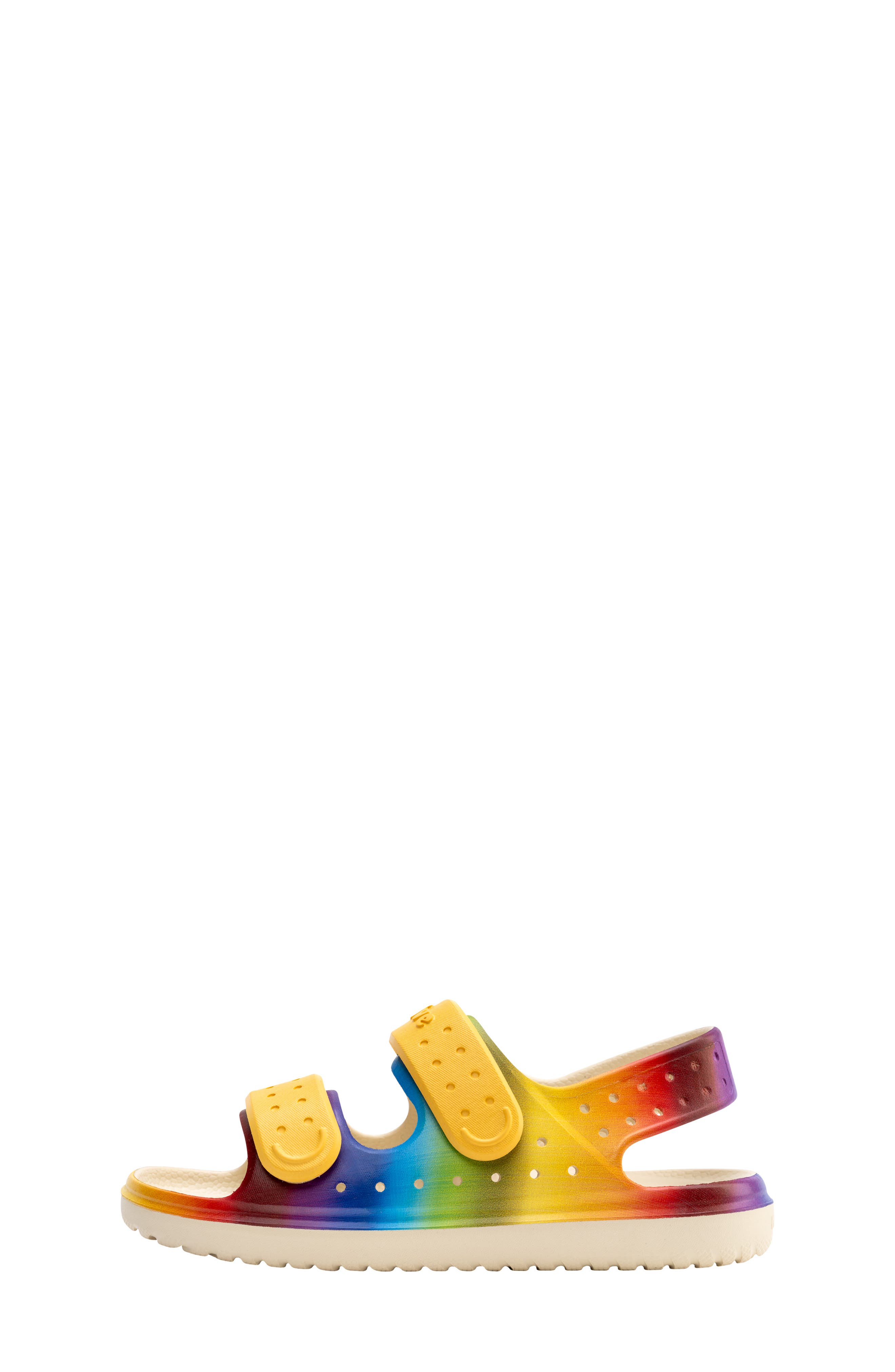 Native Shoes Kids' Chase Slingback Sandal, Alternate, color, White/ Yellow/ Rainbow