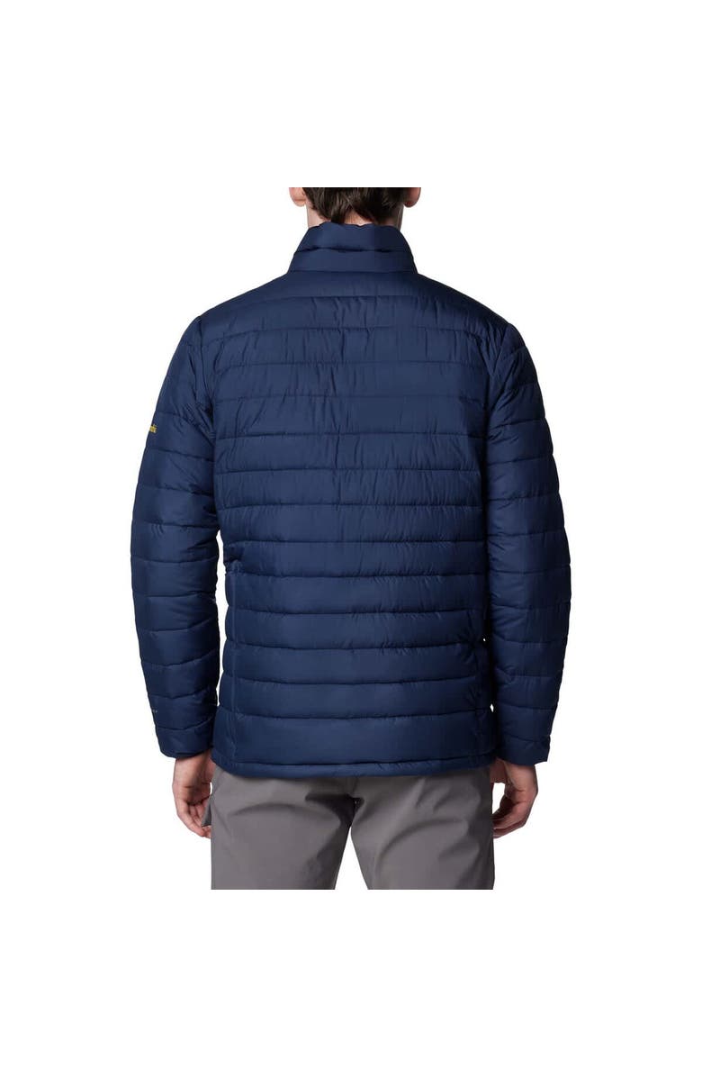 Columbia Men's Columbia Navy Michigan Wolverines Double Blitz Omni-Heat Infinity Insulated Full-Zip Jacket, Alternate, color, Navy