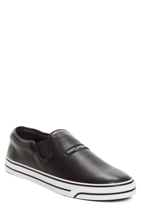 Deerskin Leather Slip-On Sneaker