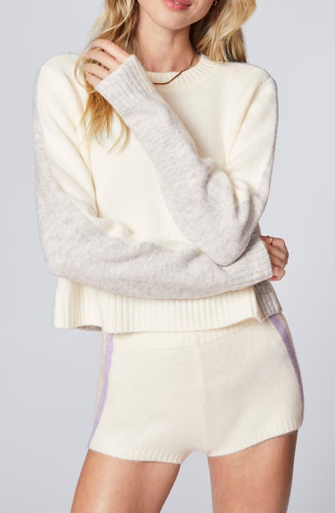 Colorblock Tipped Sweater