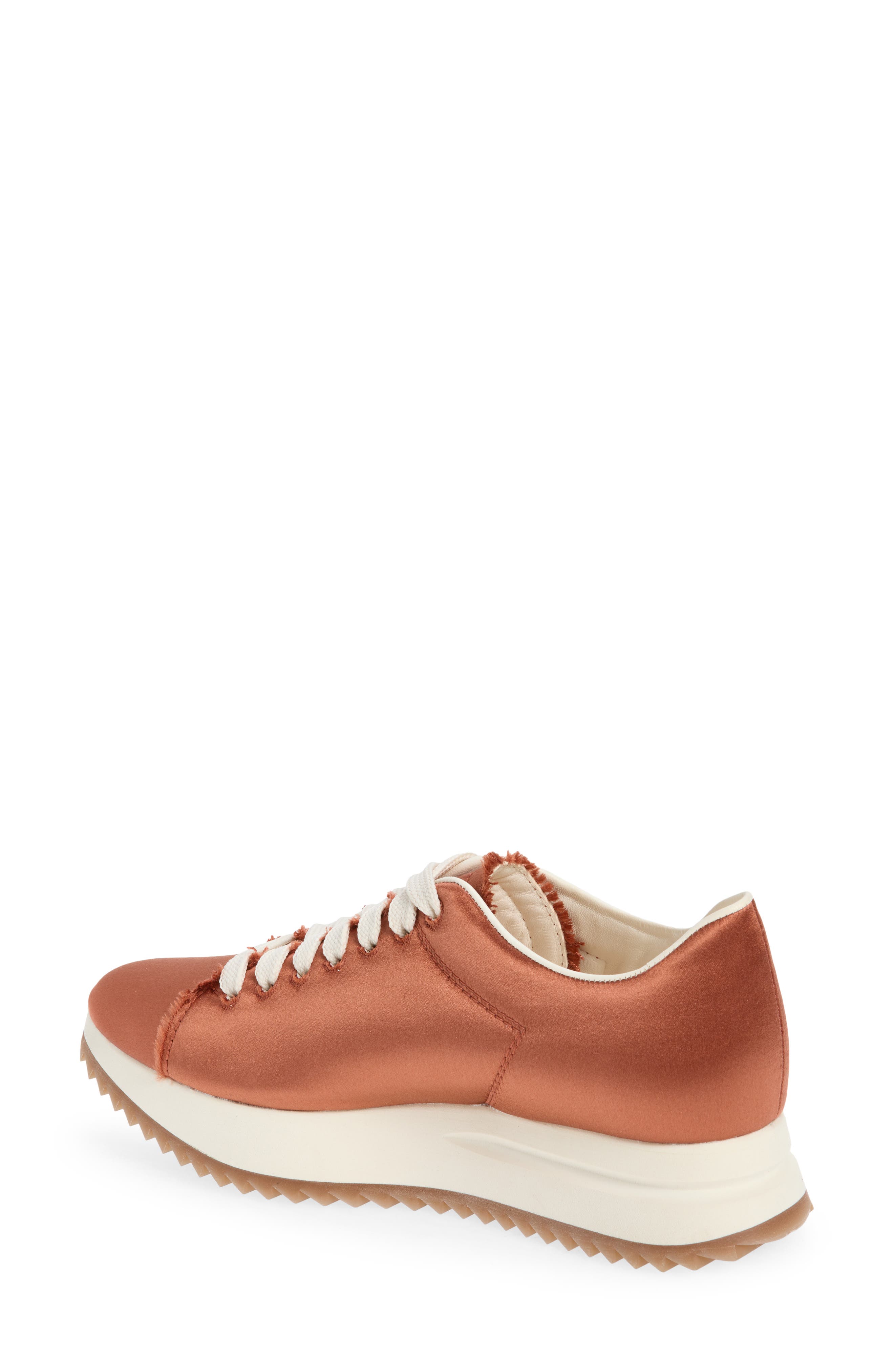 Pedro Garcia Orinda Satin Sneaker, Alternate, color, Copper