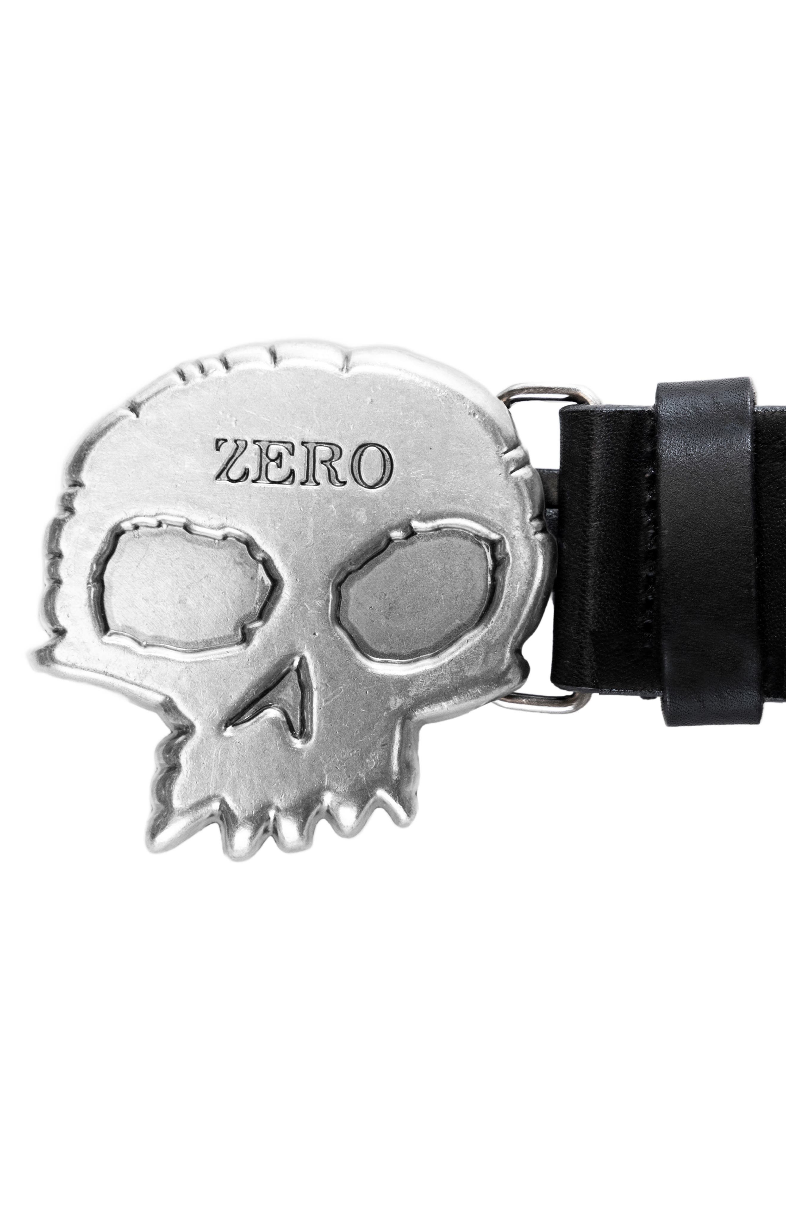 X Zero Skateboards Studded Leather Belt (Men) | Nordstrom
