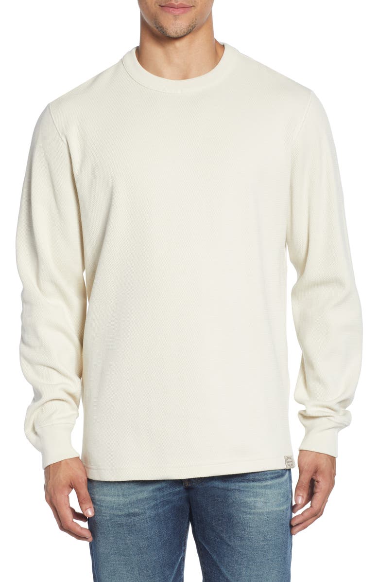 Filson Waffle Knit Thermal Crewneck Shirt, Main, color, 
