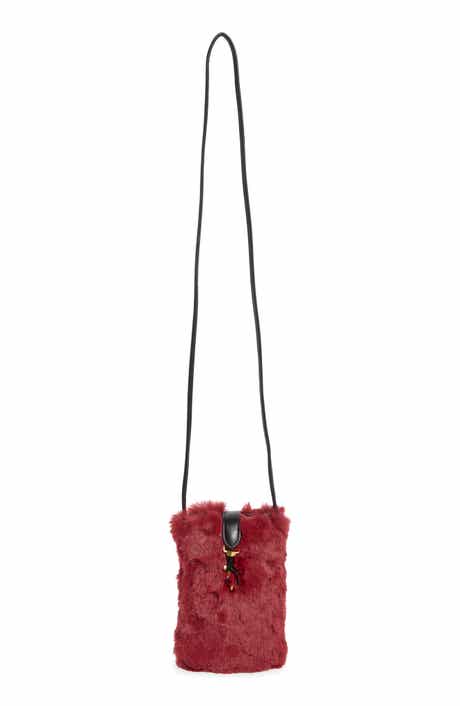 Faux Fur Phone Crossbody