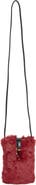Rebecca Minkoff Faux Fur Phone Crossbody