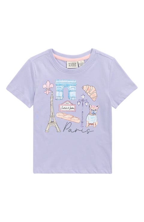 Kids' Paris Logo Graphic T-Shirt (Little Kid)