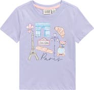 Scotch & Soda Kids' Paris Logo Graphic T-Shirt