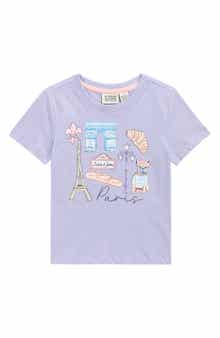 Scotch & Soda Kids' Paris Logo Graphic T-Shirt