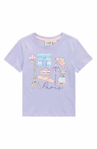 Scotch & Soda Kids' Paris Logo Graphic T-Shirt