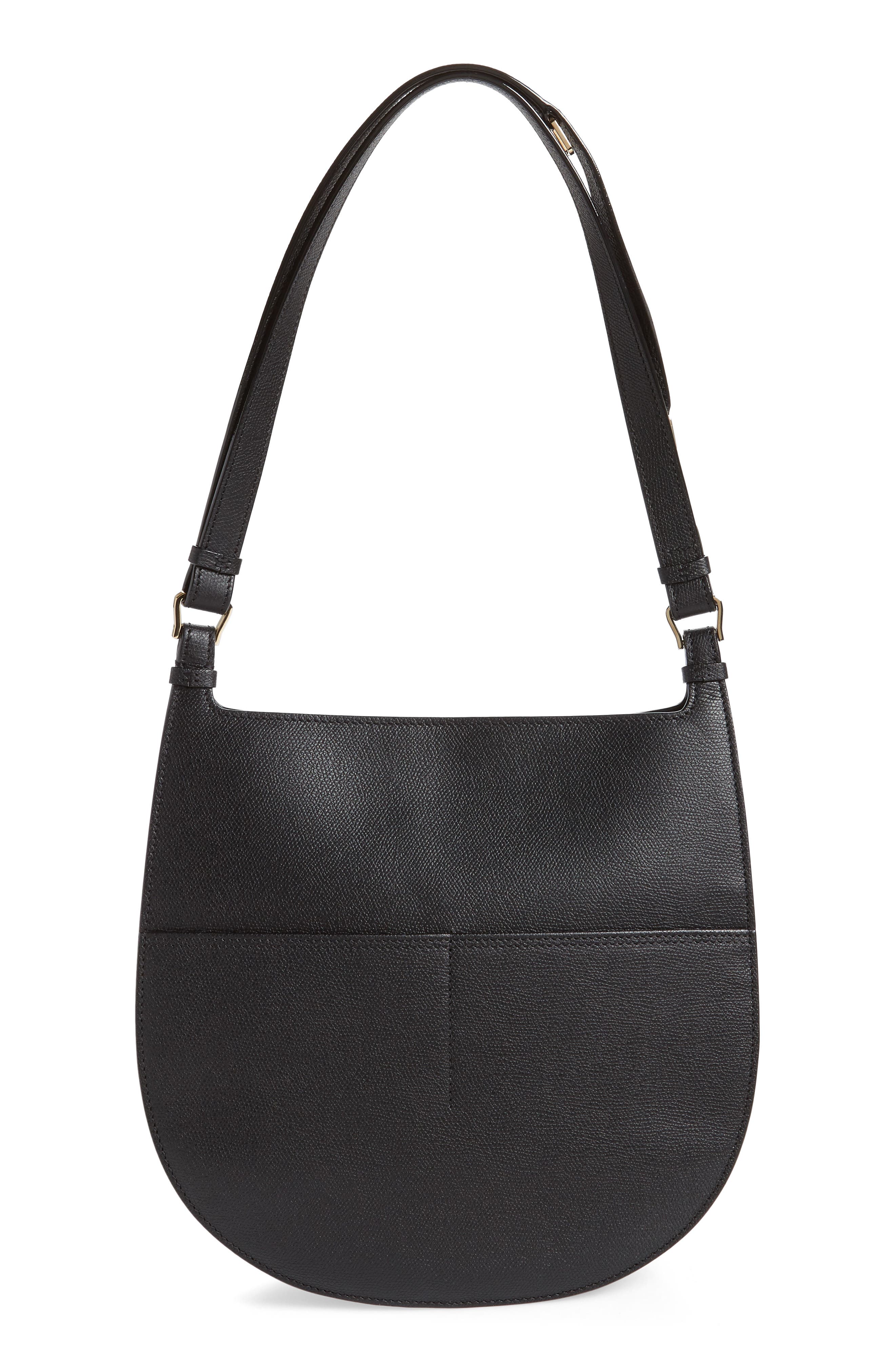 Valextra Medium Weekend Leather Hobo, Alternate, color, 