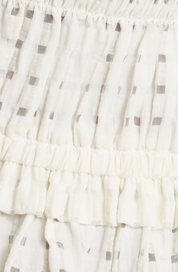 Rails Martine Smocked Ruffle Crop Top | Nordstromrack
