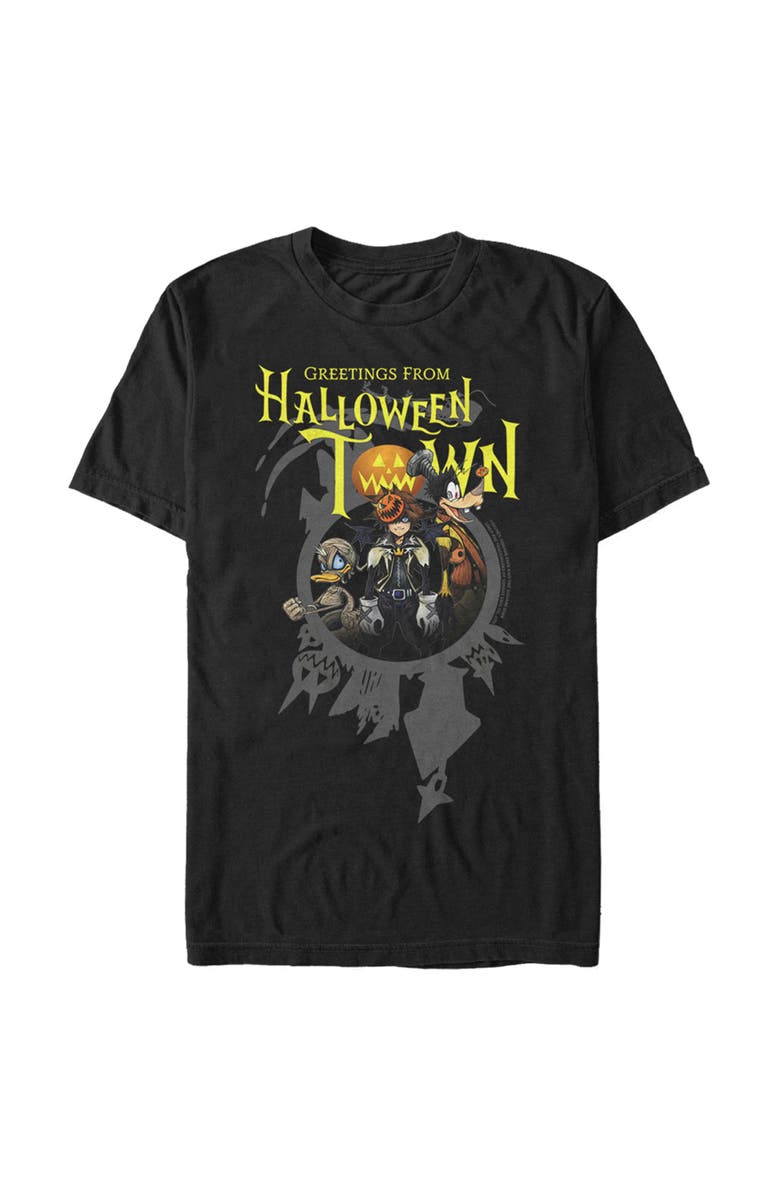 Kingdom Hearts Men's Kingdom Hearts 1 Costume Party  Graphic T-Shirt, Main, color, Black