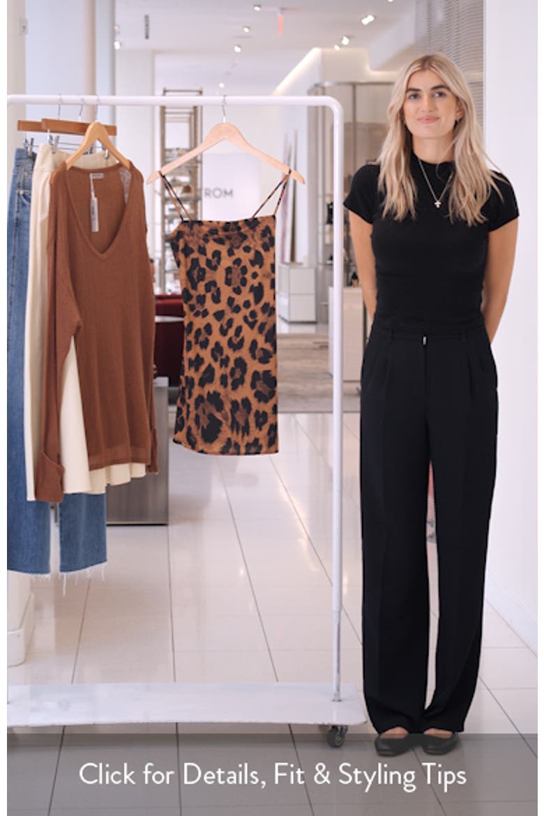 Leopard Print Fit & Flare Minidress video