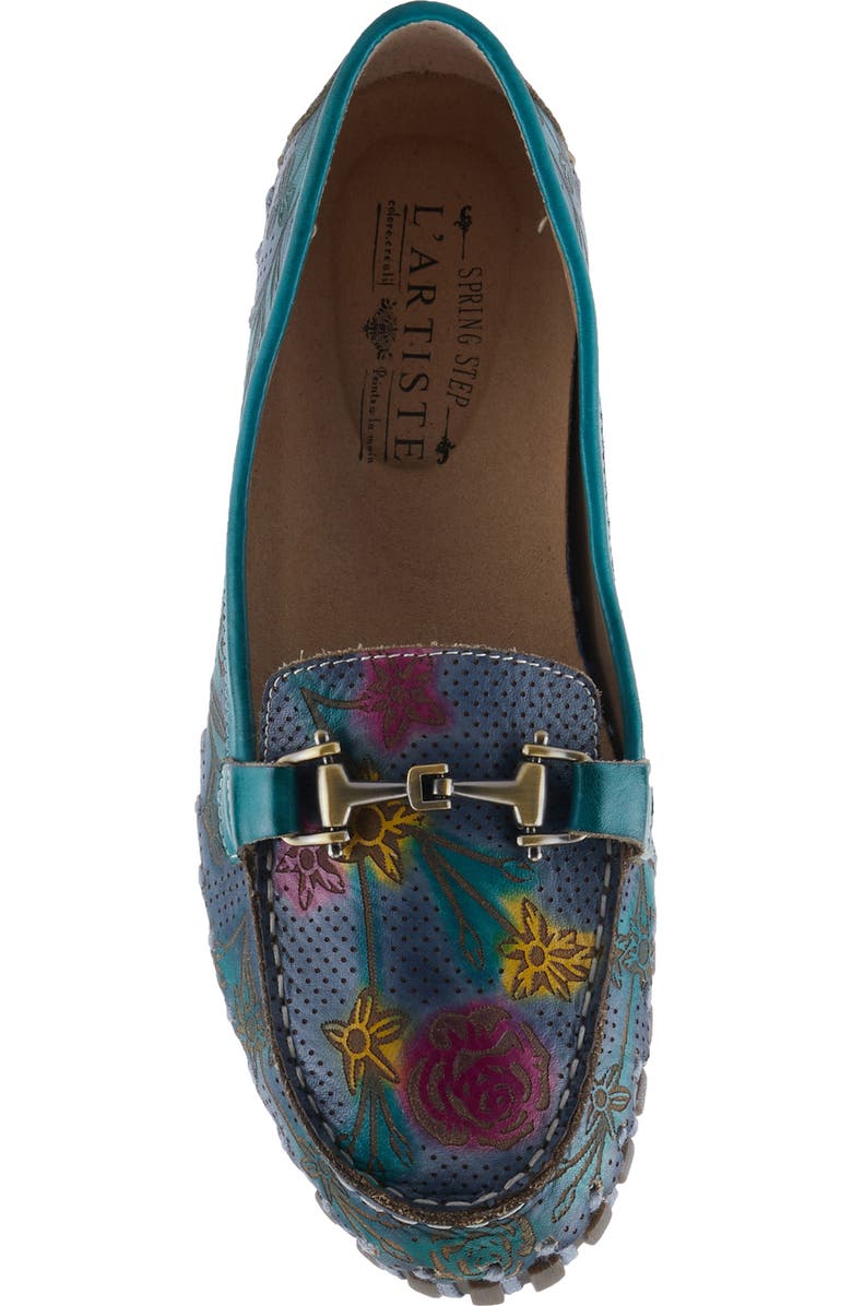 L'Artiste by Spring Step Delavigne Bit Loafer, Alternate, color, Teal Multi