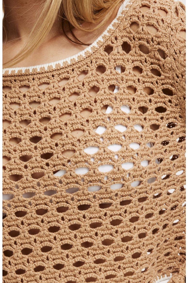 Women's Zendaya Wide Neck Sweater, Alternate, color, Carameluxe