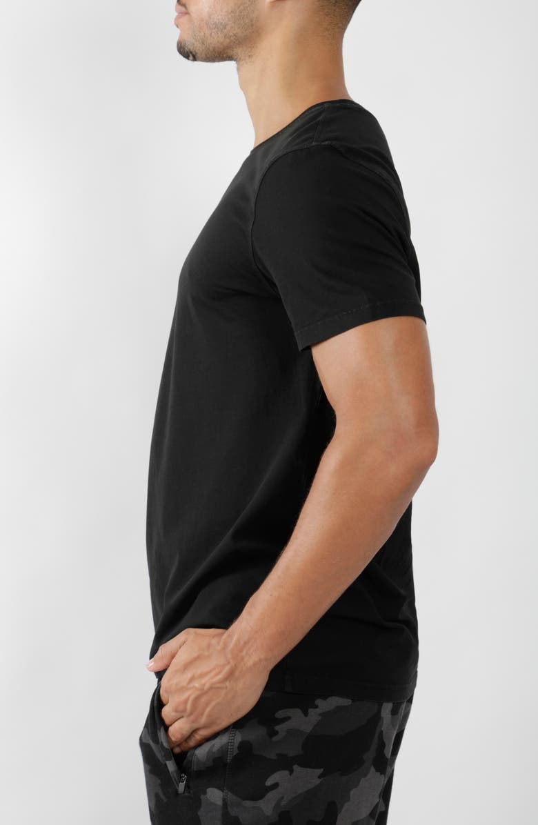 90 DEGREE BY REFLEX Stone Washed Stretch Pima Cotton T-Shirt, Alternate, color,
