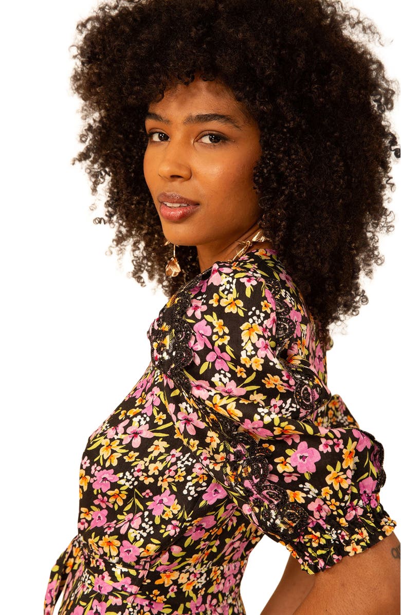 Hale Bob Hayden Linen Maxi Dress, Alternate, color,