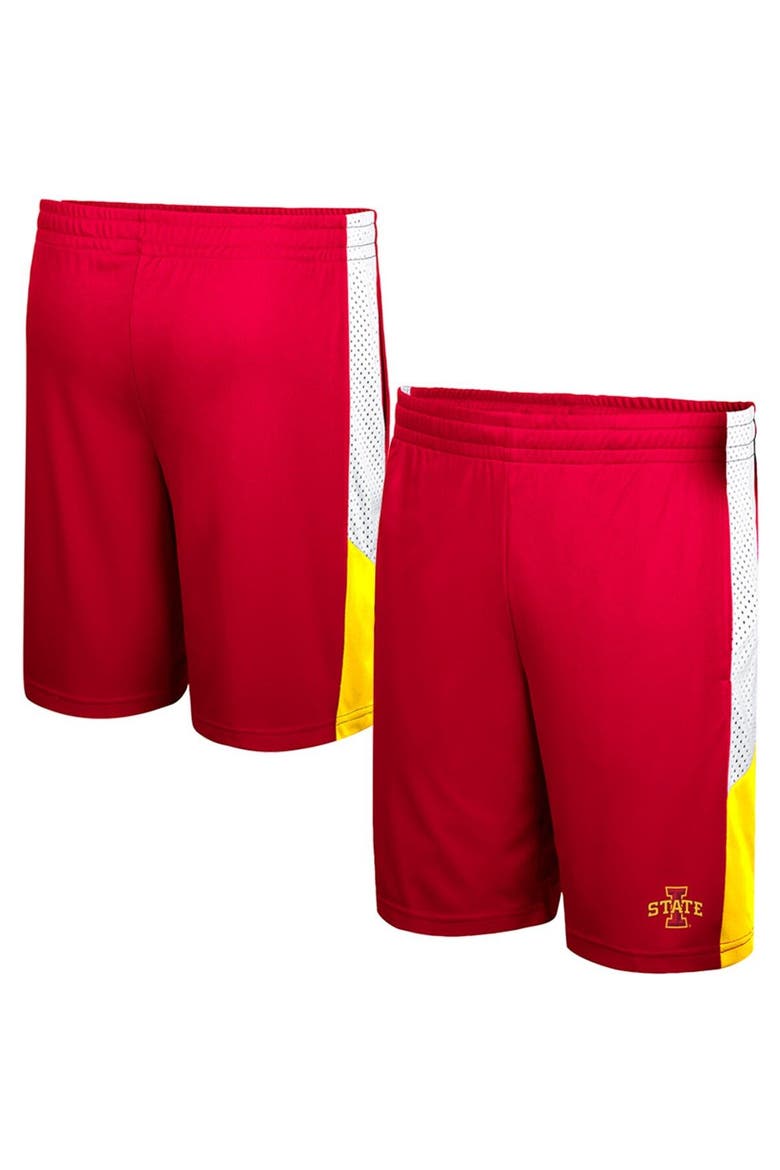 Men's Colosseum Cardinal Iowa State Cyclones Very Thorough Shorts, Main, color, Cardinal