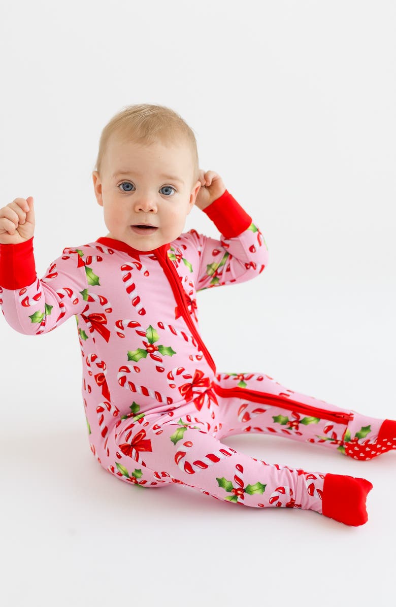 Posh Peanut Kids' Helen Fitted Convertible Footie Pajamas, Alternate, color,