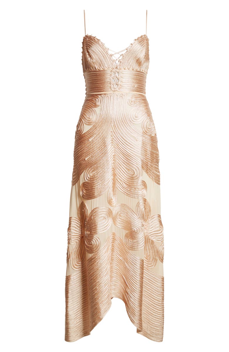 Ulla Johnson Vesna Corded Silk Lace Dress, Alternate, color,