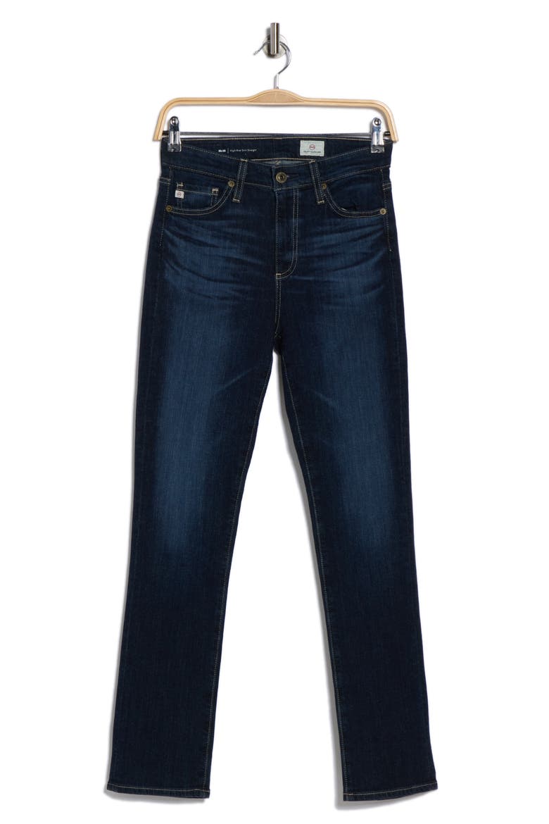 Mari Slim Straight Jeans, Alternate, color, FAIRWEATHER