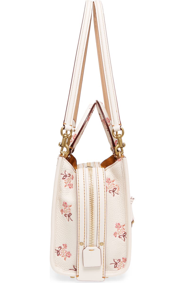 COACH 1941 Floral Bow Rogue 25 Leather Satchel, Alternate, color,