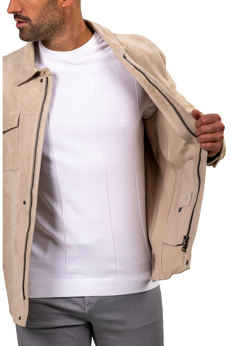 Leather Jacket, Alternate, color, WHITE