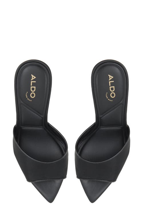 Shop Aldo Anyabrilden Pointed Toe Slide Sandal In Black