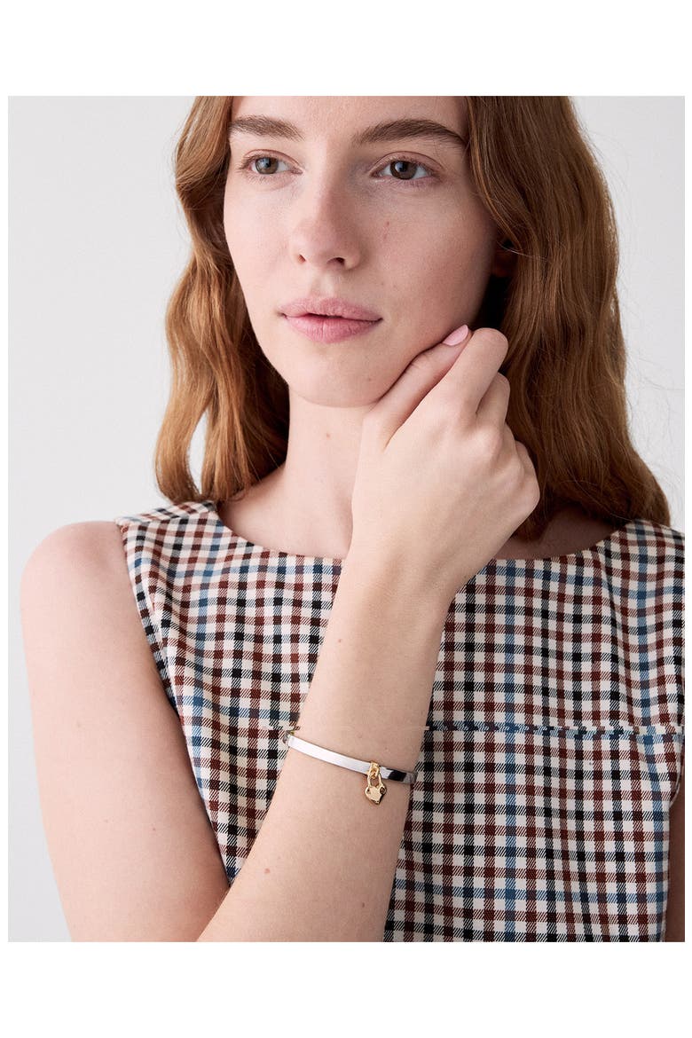 heart spade bangle, Alternate, color, MIXED METAL