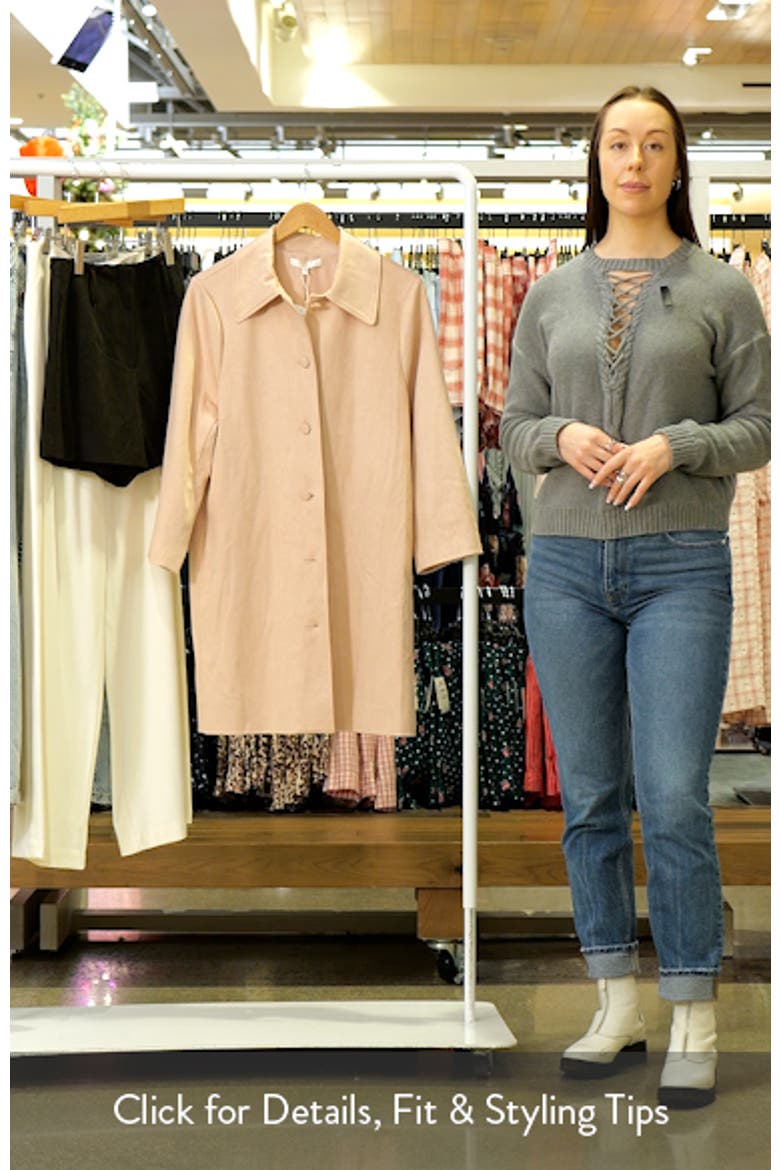 Madeline Faux Suede Coat video