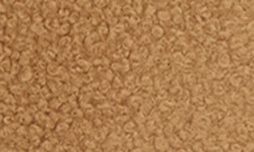 Sebby Bouclé Longline Coat In Brown