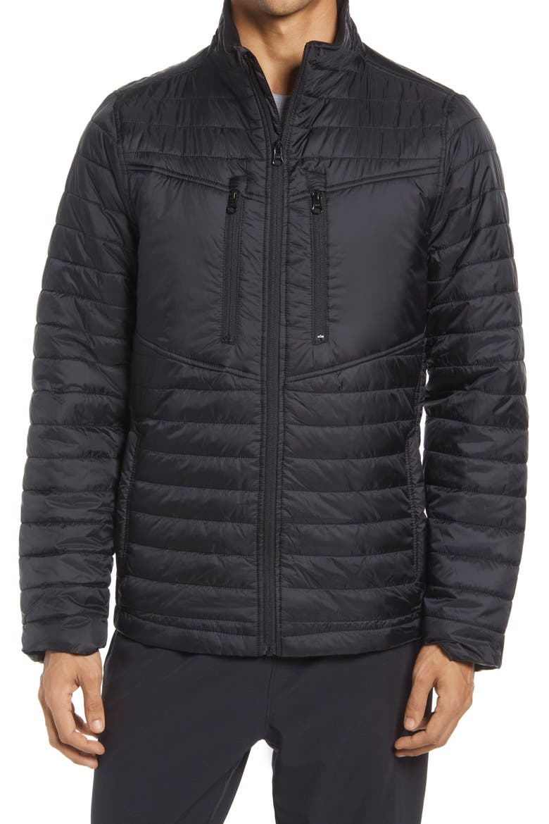 Puffer Jacket, Alternate, color, BLACK