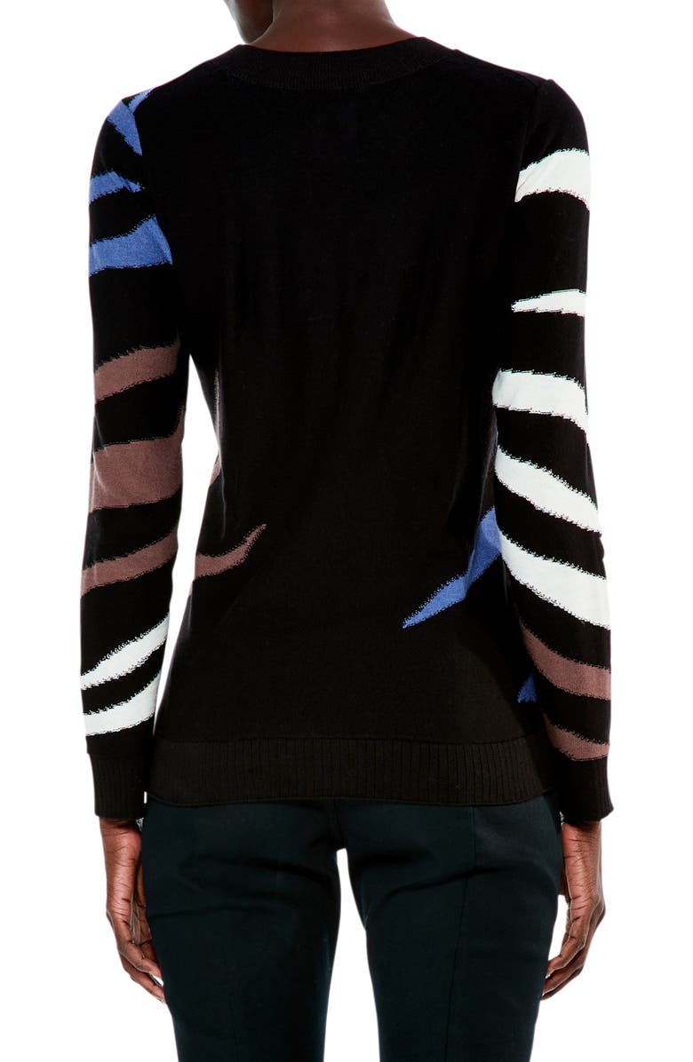 NIC+ZOE Falling Stripes Sweater, Alternate, color,