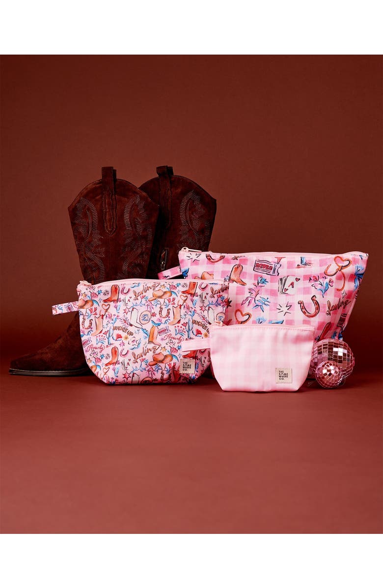 The Somewhere Co Buckle Up Handy Pouch Trio, Alternate, color, Buckle Up